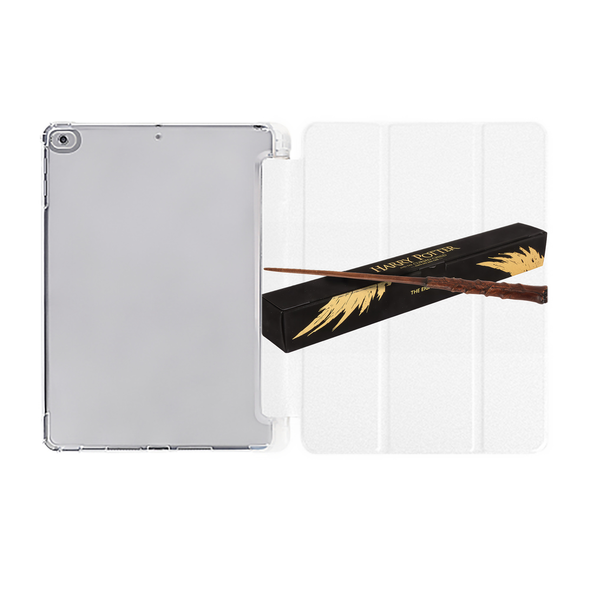 （画像用） Harry Potter ハリー・ポッターシリーズ IPad ケース ペン収納付き 三つ折りスタンド PUレザー×シリコン 対応機種9.5/10.5/10.9インチ